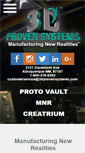 Mobile Screenshot of 3dprovensystems.com
